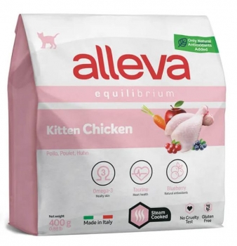 Сухой корм Alleva Equilibrium Kitten Chicken для котят, беременных и кормящих кошек (Курица)